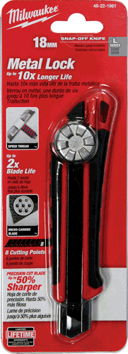 Picture of 18mm Snap Off Knife with Metal Lock & Precision Cut Blade