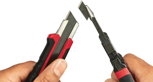 Picture of 25mm Snap Off Knife with Metal Lock & Precision Cut Blade