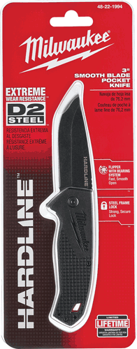 Picture of 3" HARDLINE™ Smooth Blade Pocket Knife