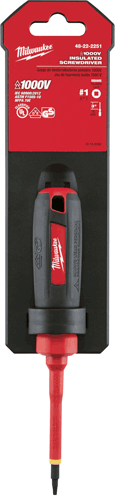 Picture of #1 Square - 3" 1000V Insulated Screwdriver