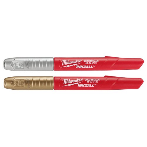Picture of INKZALL® Silver/Gold Fine Metallic Point Marker, 2 Pk.