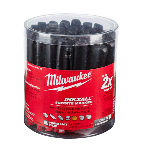 Picture of INKZALL® Black Chisel Tip Marker