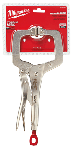 Picture of 11" TORQUE LOCK™ Locking C-Clamp Swivel Jaws