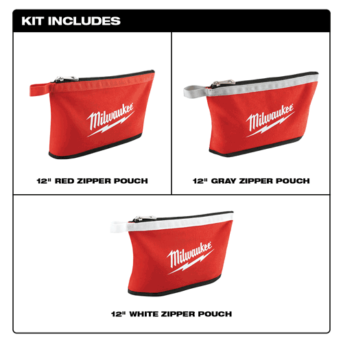 Picture of 3 Pk. Zipper Pouches