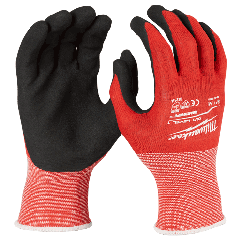Picture of Cut Level 1 Nitrile Dipped Gloves, Medium