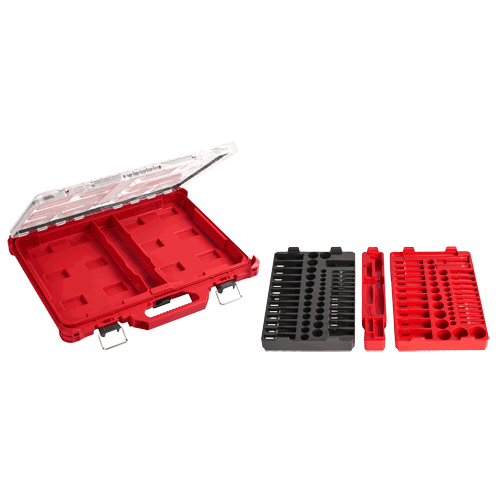 Picture of 1/4" & 3/8" Dr. 106 Pc. Ratchet & Socket Set with PACKOUT™ Low-Profile Organizer - SAE & Metric