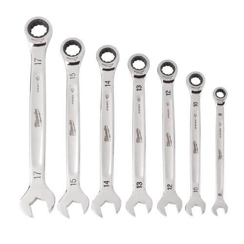 Picture of 7 Pc. Ratcheting Combination Wrench Set - Metric
