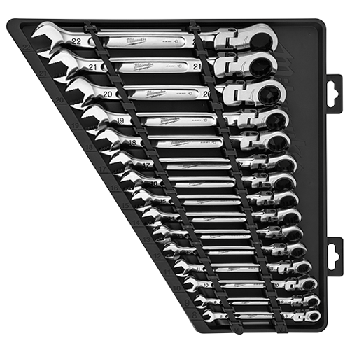 Picture of 15 Pc. Flex Head Ratcheting Combination Wrench Set - Metric