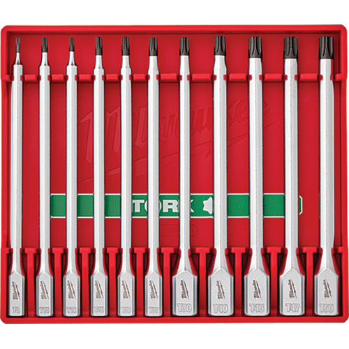 Picture of 11 Pc. 1/4" and 3/8" Drive Long TORX® Bit Socket Set