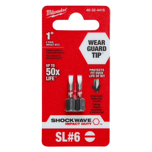 Picture of  SHOCKWAVE™ Impact Slotted 1/8" Insert Bits (2 Pk.)