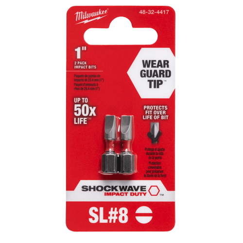 Picture of  SHOCKWAVE™ Impact Slotted 3/16" Insert Bits (2 Pk.)