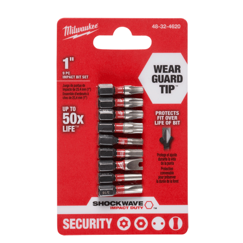 Picture of 9 Pc. SHOCKWAVE™ Impact Security Insert Bit Set