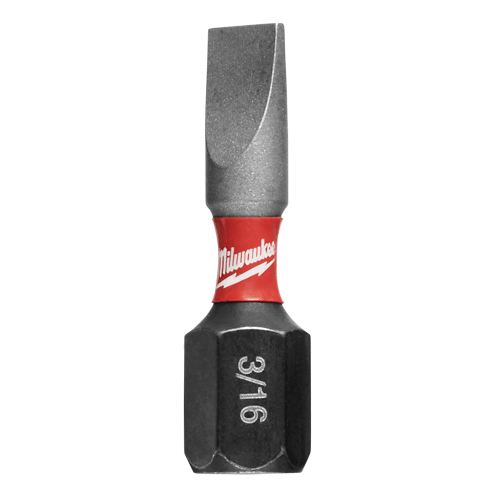 Picture of SHOCKWAVE™ Impact Slotted 3/16" Insert Bit, 25 Pk.
