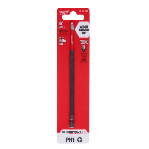 Picture of SHOCKWAVE™ 6" Impact Phillips #1 Power Bit