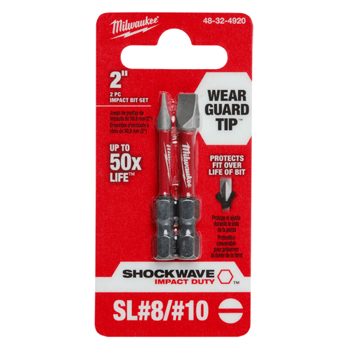 Picture of 2 Pc. SHOCKWAVE™ 2" Slotted Impact Bit Set