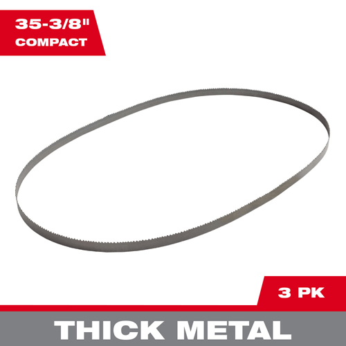 Picture of 10 TPI Compact Portable Band Saw Blade, 3 Pk.