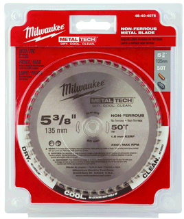 Picture of 5-3/8" 50 Teeth Non-Ferrous Metal Circular Saw Blade