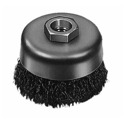 Picture of 3-1/2" Crimped Wire Cup Brush- Carbon Steel