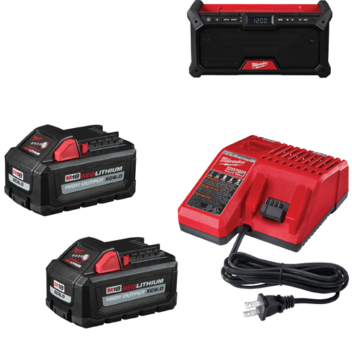 Picture of M18™ REDLITHIUM™ HIGH OUTPUT™ XC6.0 Battery 2 Pack System Starter Kit