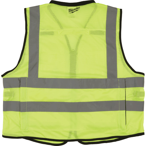Picture of Yellow Class 2 High Visibility Performance Safety Vest, Large/X-Large