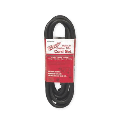Picture of 10' 2-Wire QUIK-LOK® with Twist Lock Plug Cord