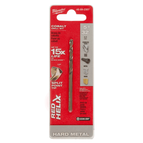 Picture of 5/32" RED HELIX™ Cobalt Drill Bit