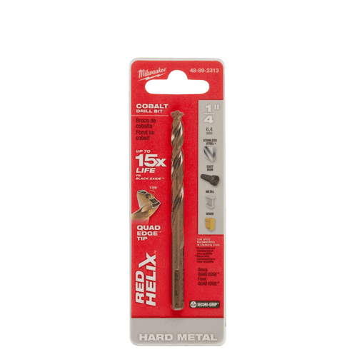 Picture of 1/4" RED HELIX™ Cobalt Drill Bit