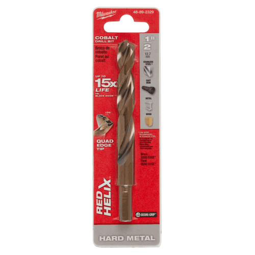 Picture of 1/2" RED HELIX™ Cobalt Drill Bit