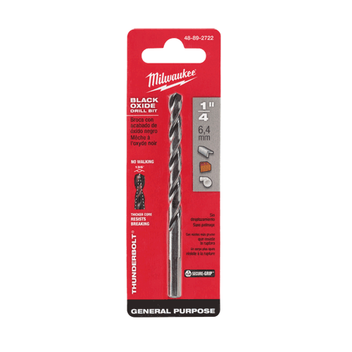 Picture of 1/4" THUNDERBOLT® Black Oxide Drill Bit