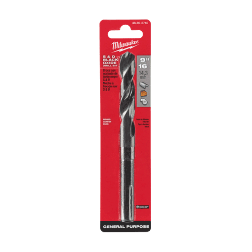 Picture of 9/16" S&D Black Oxide Drill Bit