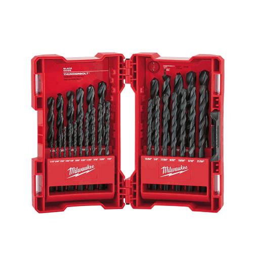 Picture of 29 Pc. THUNDERBOLT® Black Oxide Drill Bit Set