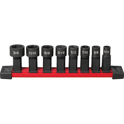 Picture of 8 Pc. INSIDER™ Box Ratchet Socket SAE Set, 5/16"–3/4"