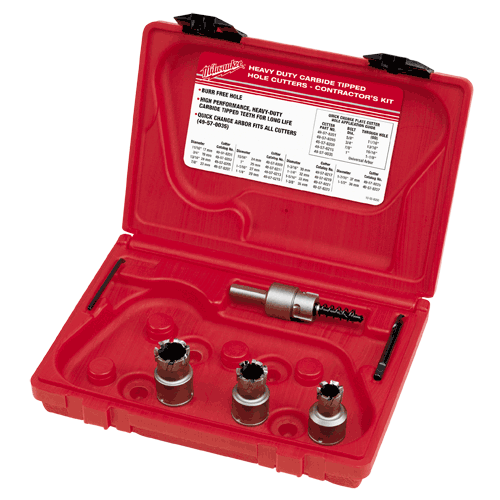 Picture of 5 Pc. Carbide Cutter Steel Plate Contractor's Kit
