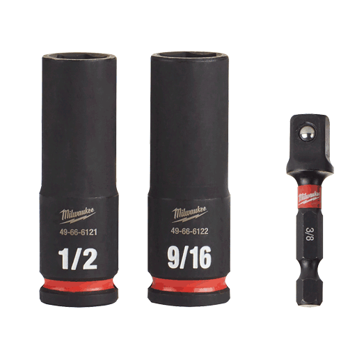 Picture of 3 Pc. SHOCKWAVE™ 3/8" Dr. Impact Socket Set