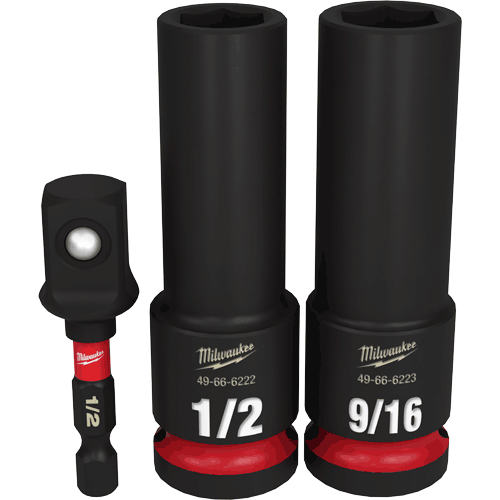 Picture of 3 Pc. SHOCKWAVE™ 1/2" Deep Well Socket Set, 1/2" Dr.
