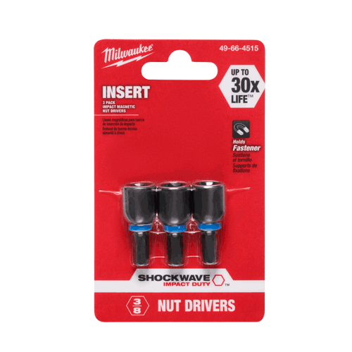 Picture of 3 Pk. SHOCKWAVE™ 3/8" Insert Nutdriver