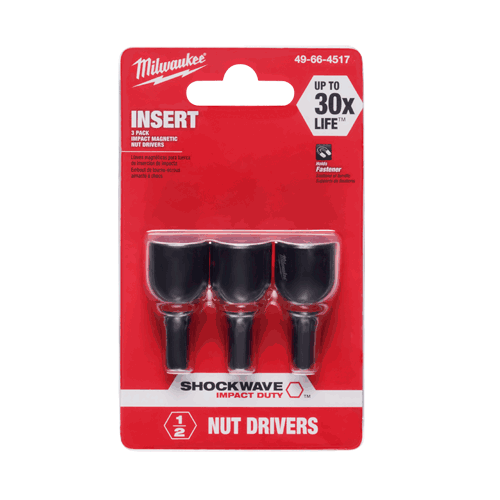 Picture of 3 Pk. SHOCKWAVE™ 1/2" Insert Nutdriver