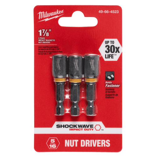 Picture of 5/16" x 1-7/8" SHOCKWAVE™ Magnetic Nutdriver, 3 Pk.