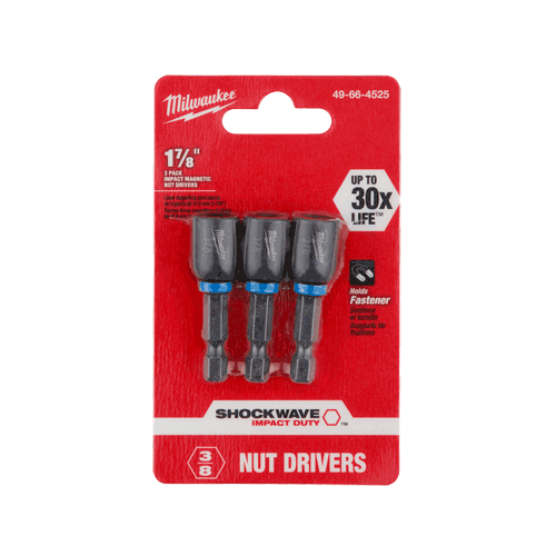 Picture of 3/8" x 1-7/8" SHOCKWAVE™ Magnetic Nutdriver, 3 Pk.