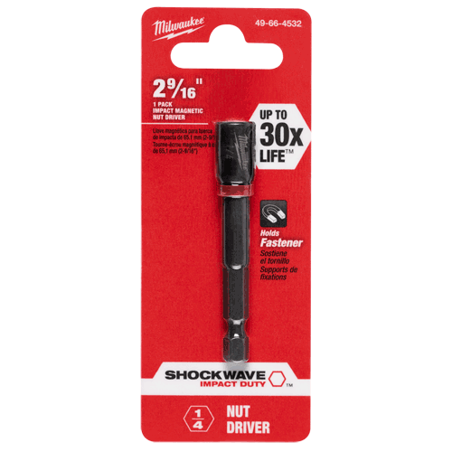 Picture of 1/4" x 2-9/16" SHOCKWAVE™ Magnetic Nutdriver