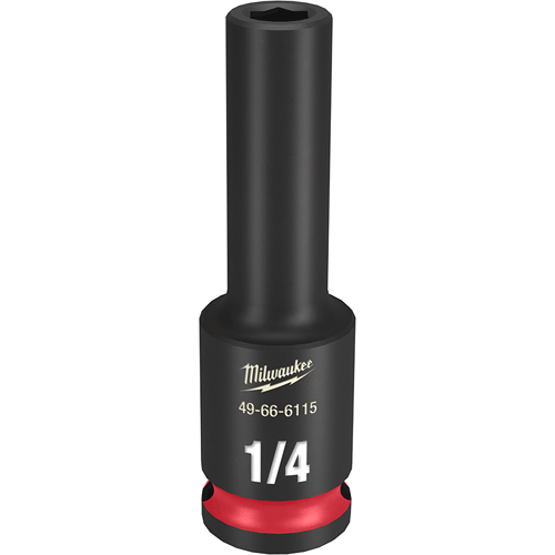 Picture of SHOCKWAVE Impact Duty™ 3/8" Drive 6 Point Socket, Deep, SAE, 1/4"