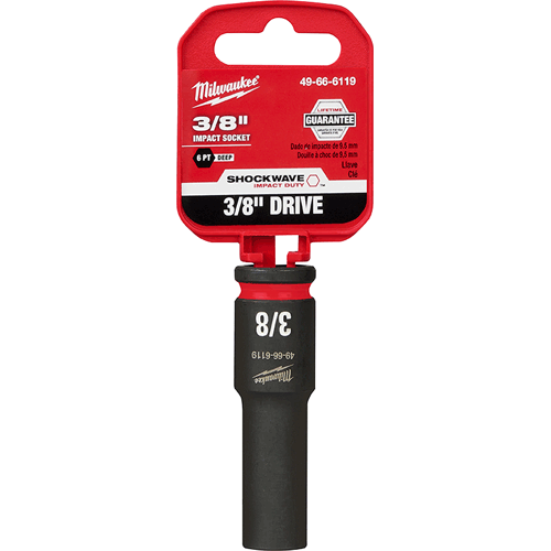 Picture of SHOCKWAVE Impact Duty™ 3/8" Drive 6 Point Socket, Deep, SAE, 3/8"