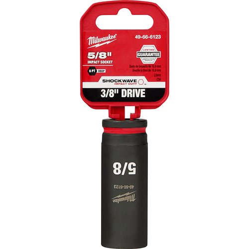 Picture of SHOCKWAVE Impact Duty™ 3/8" Drive 6 Point Socket, Deep, SAE, 5/8"
