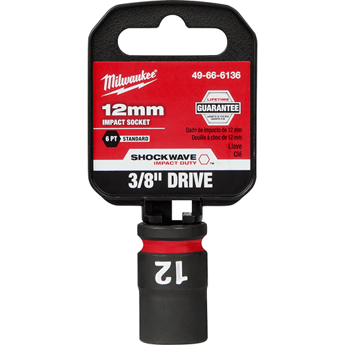 Picture of SHOCKWAVE Impact Duty™ 3/8" Drive 6 Point Socket, Standard, Metric, 12mm