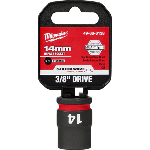 Picture of SHOCKWAVE Impact Duty™ 3/8" Drive 6 Point Socket, Standard, Metric, 14mm