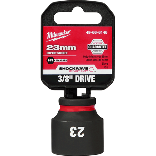 Picture of SHOCKWAVE Impact Duty™ 3/8" Drive 6 Point Socket, Standard, Metric, 23mm