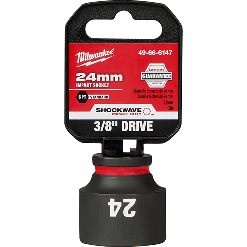 Picture of SHOCKWAVE Impact Duty™ 3/8" Drive 6 Point Socket, Standard, Metric, 24mm
