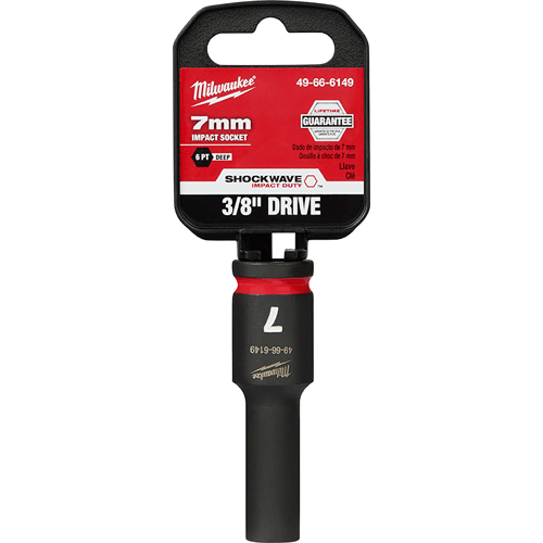 Picture of SHOCKWAVE Impact Duty™ 3/8" Drive 6 Point Socket, Deep, Metric, 7mm