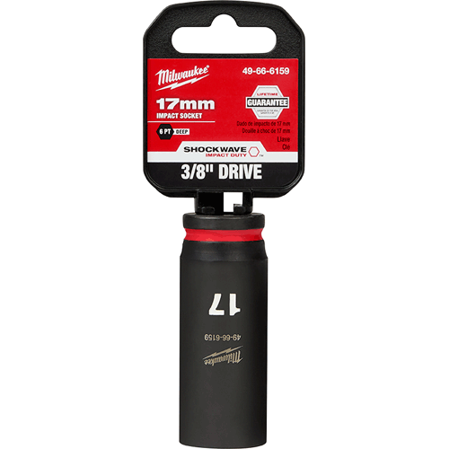 Picture of SHOCKWAVE Impact Duty™ 3/8" Drive 6 Point Socket, Deep, Metric, 17mm