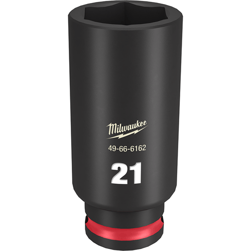 Picture of SHOCKWAVE Impact Duty™ 3/8" Drive 6 Point Socket, Deep, Metric, 21mm